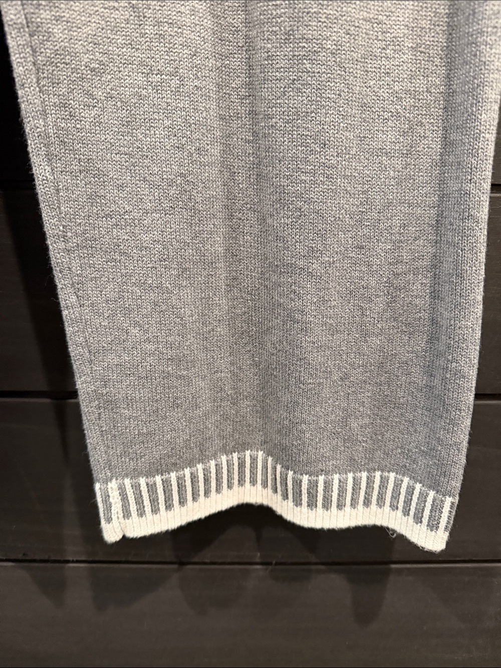Grey Button-Front Cardigan Sweater Set - Picture 4 of 5